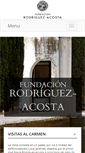 Mobile Screenshot of fundacionrodriguezacosta.com